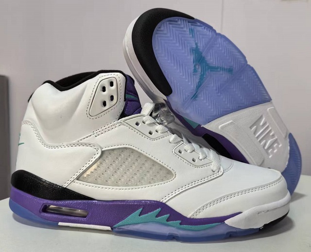 Air Jordan 5 Retro 2024 V Grape White